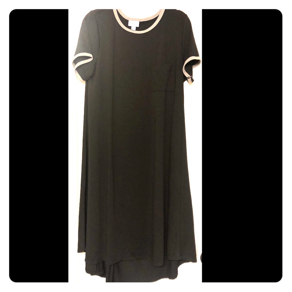 Black Lularoe Carly Dress